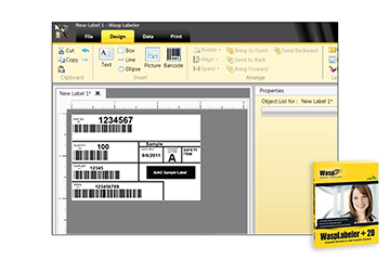 Wasp Labeler +2D - Barcode Label Software